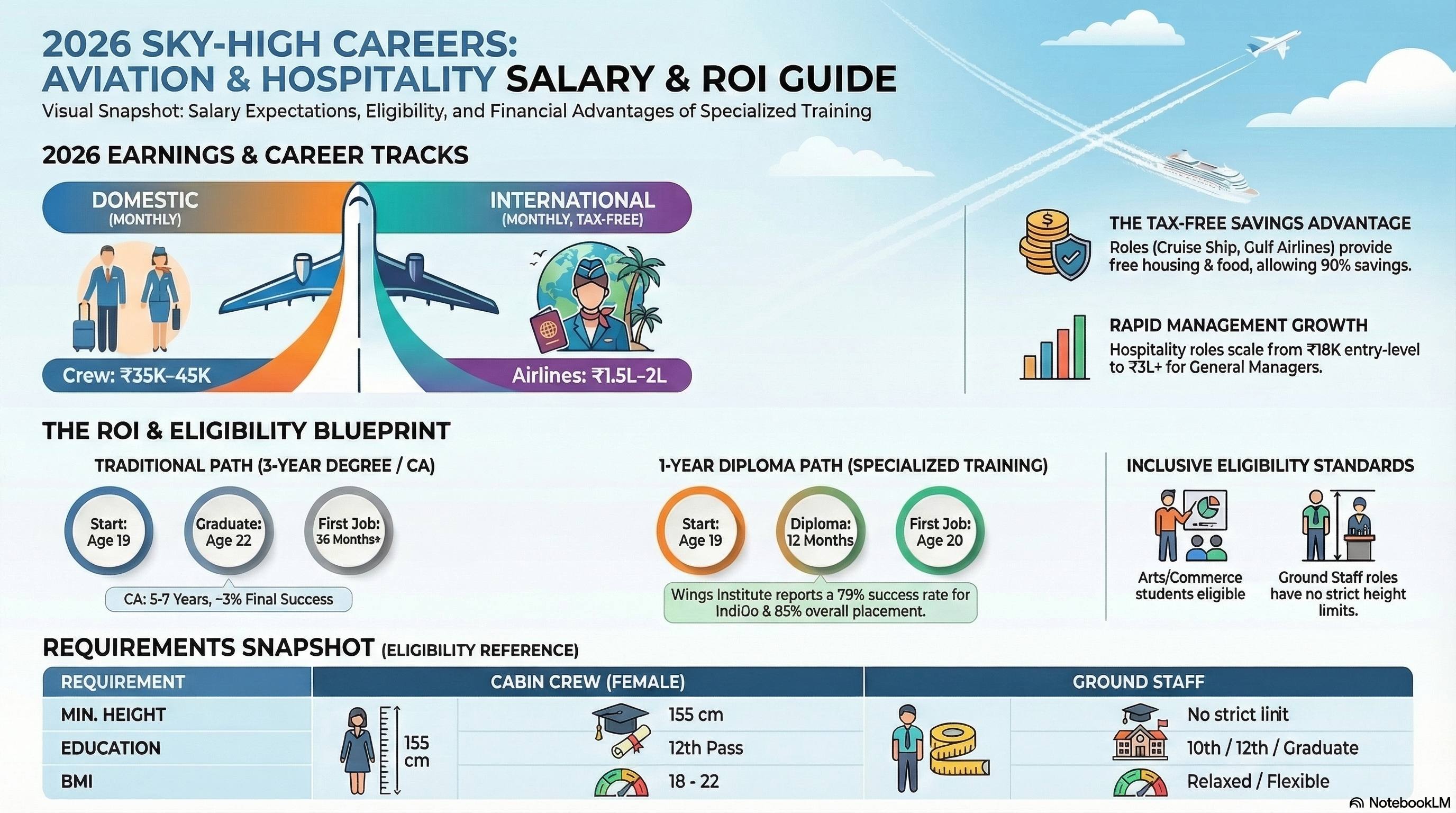 Hotel Management Course After 12th Commerce 2026: Salary & Scope - Hotel Mgmt career guide from Wings Institute Vadodara Gujarat